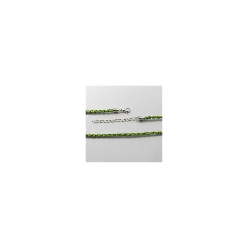 Baza colier -imitatie piele impletita 3mm Baza colier -imitatie piele impletita 3mm