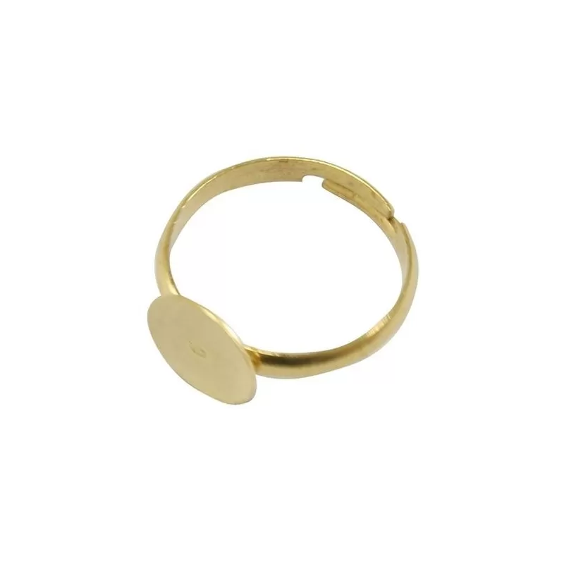 Baza inel platou 8mm aurie Baza inel platou 8mm aurie