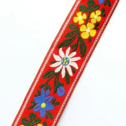 Panglica flori model4 24mm -1metru