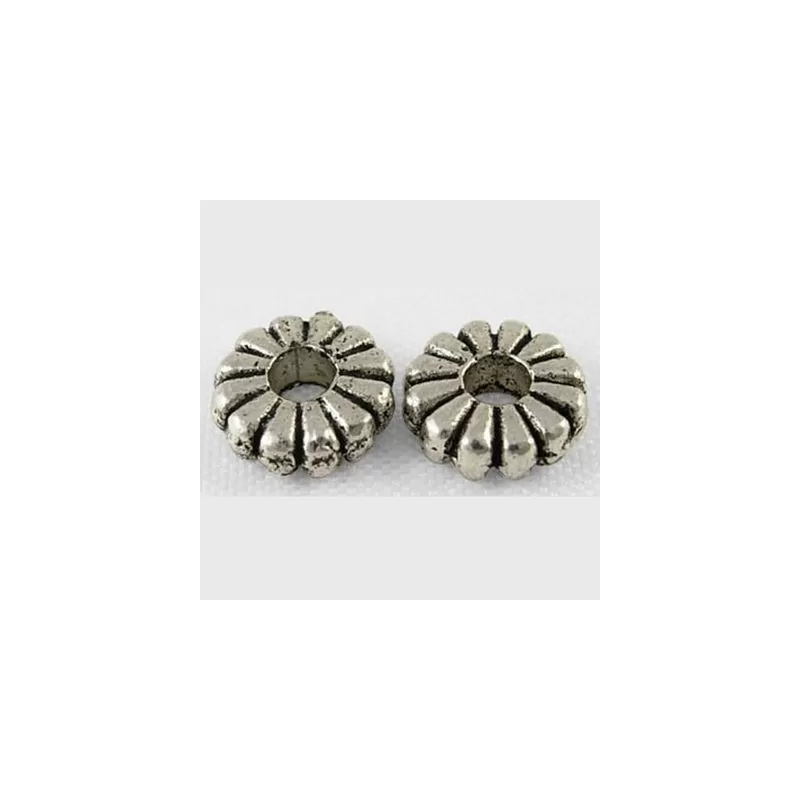 Margele metalice 2*7mm -4buc Margele metalice 2*7mm -4buc
