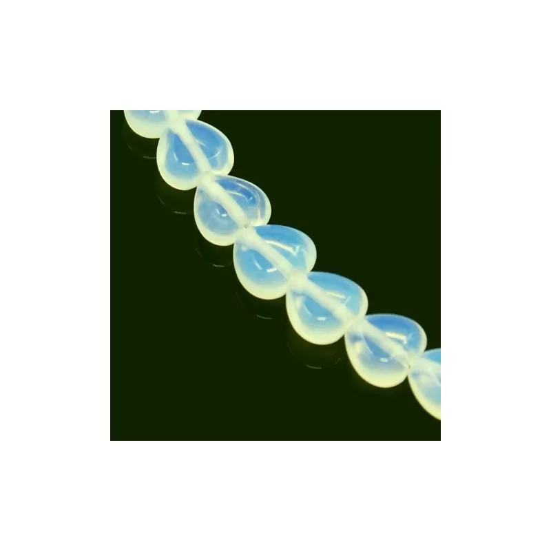 Margele opalit inimioare 6*6mm Margele opalit inimioare 6*6mm