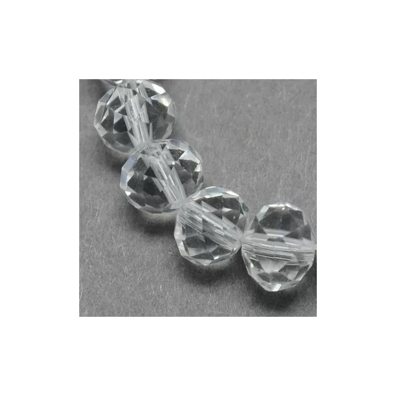 Margele sticla imitatie cristal 4*6mm-96buc Margele sticla imitatie cristal 4*6mm-96buc