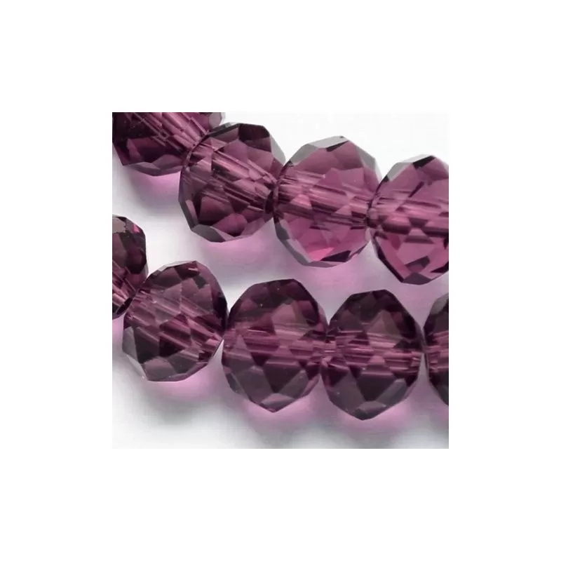 Margele sticla imitatie cristal 4*6mm-96buc Margele sticla imitatie cristal 4*6mm-96buc