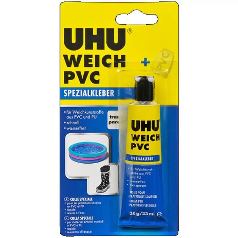 Adeziv UHU PVC+plastic moale 30g 46655 Adeziv UHU PVC+plastic moale 30g 46655
